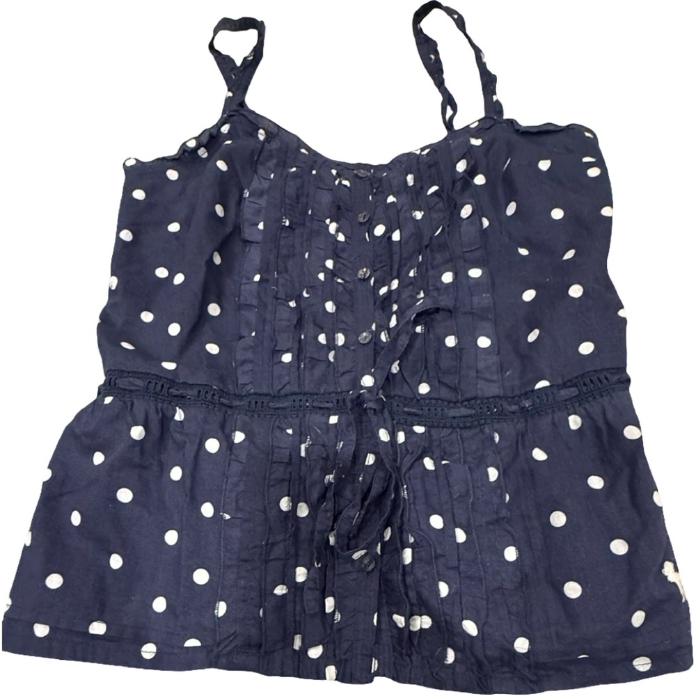 H&M Navy Top with White Accents